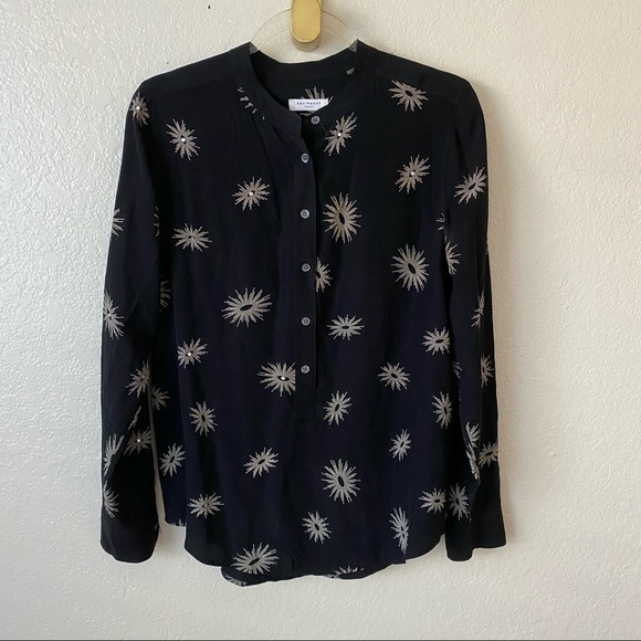 Equipment Ava silk black blouse size small - Picture 2 of 12